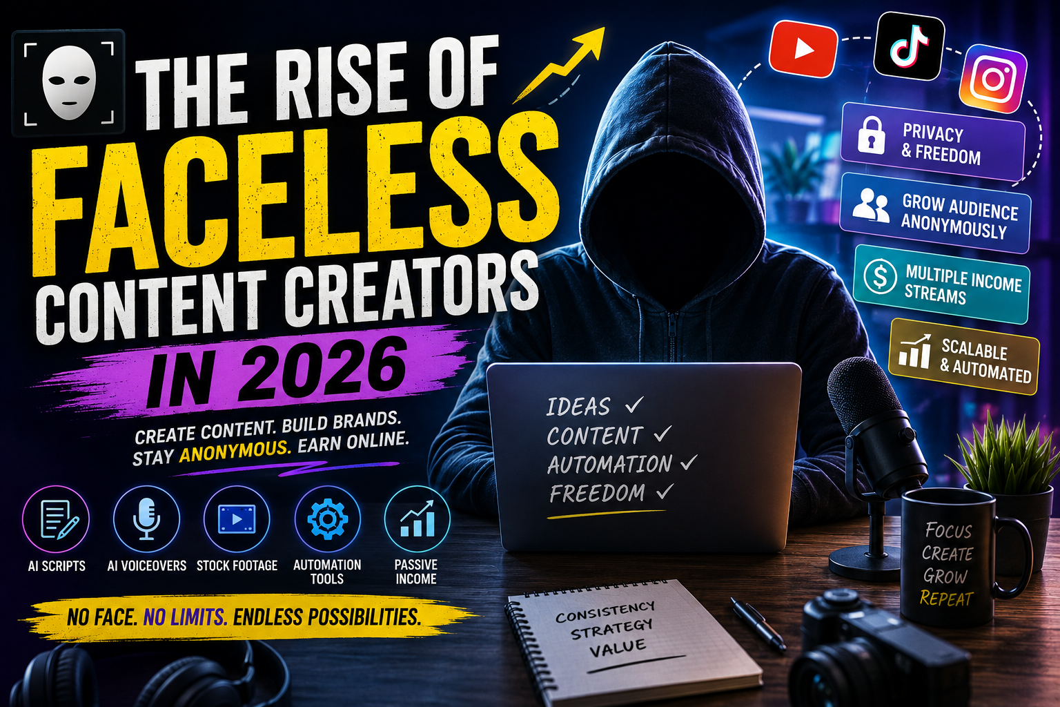 The Rise of Faceless Content Creators in 2026