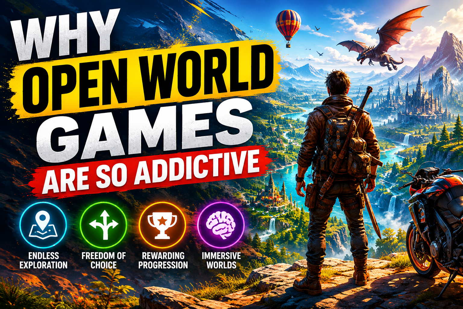 why open world games are so addictive