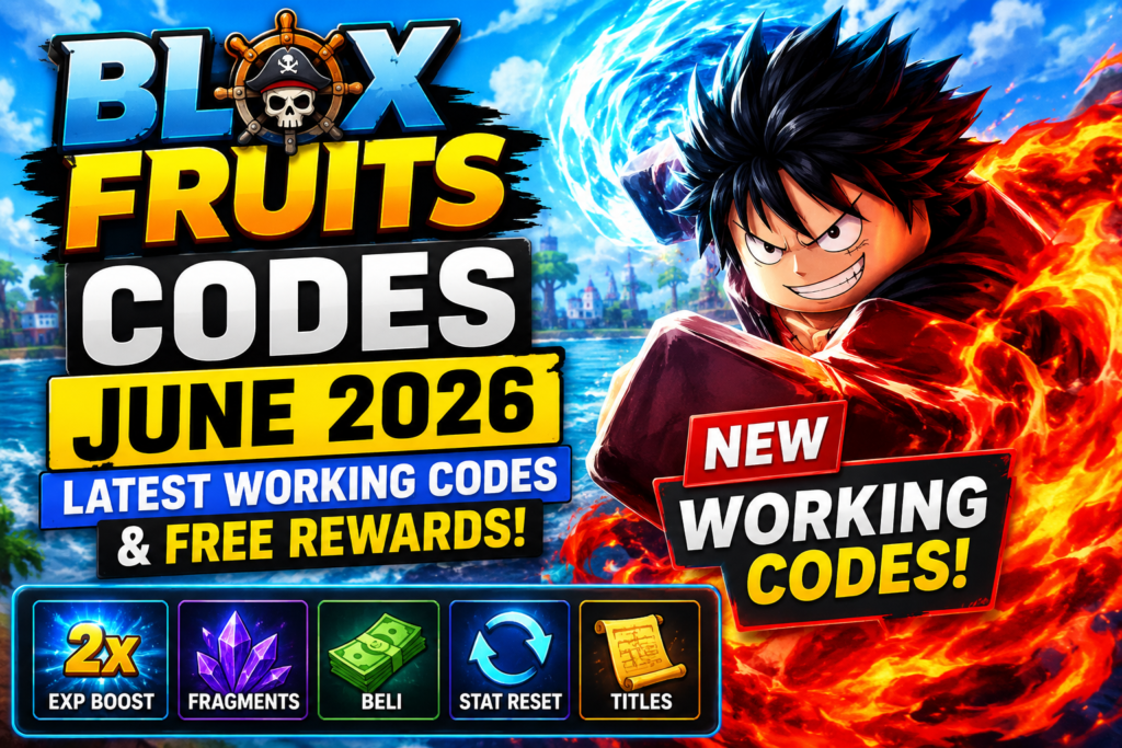 Blox Fruits Codes June 2026