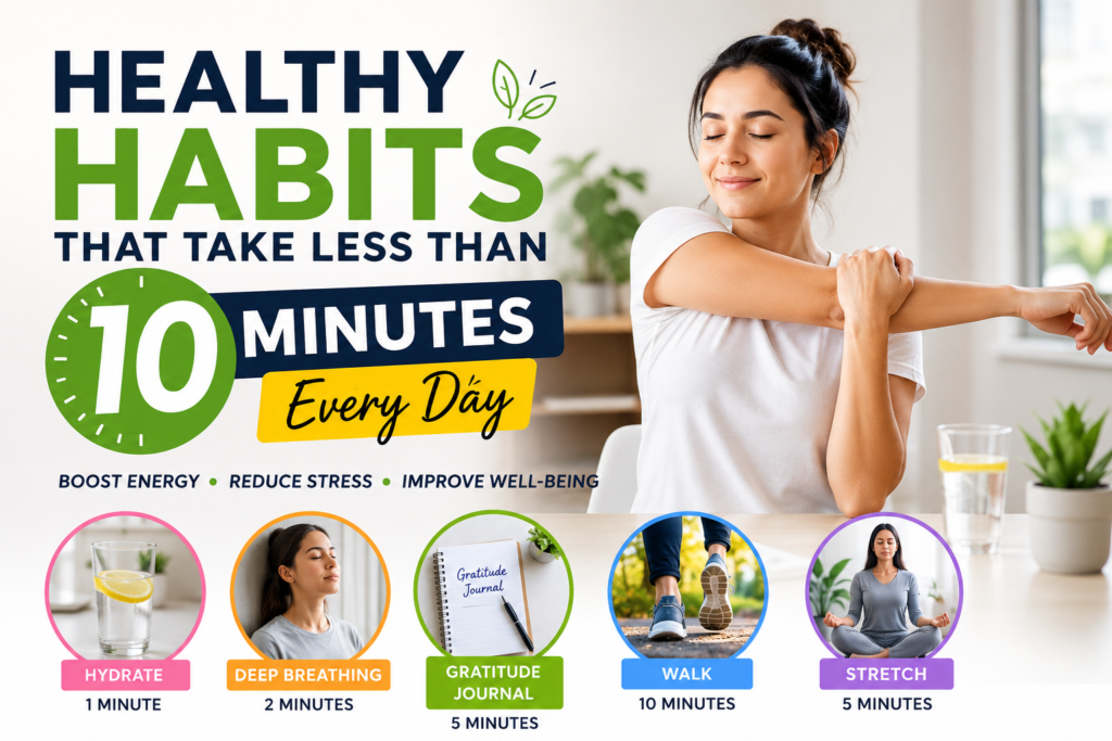 Healthy Habits That Take Less Than 10 Minutes