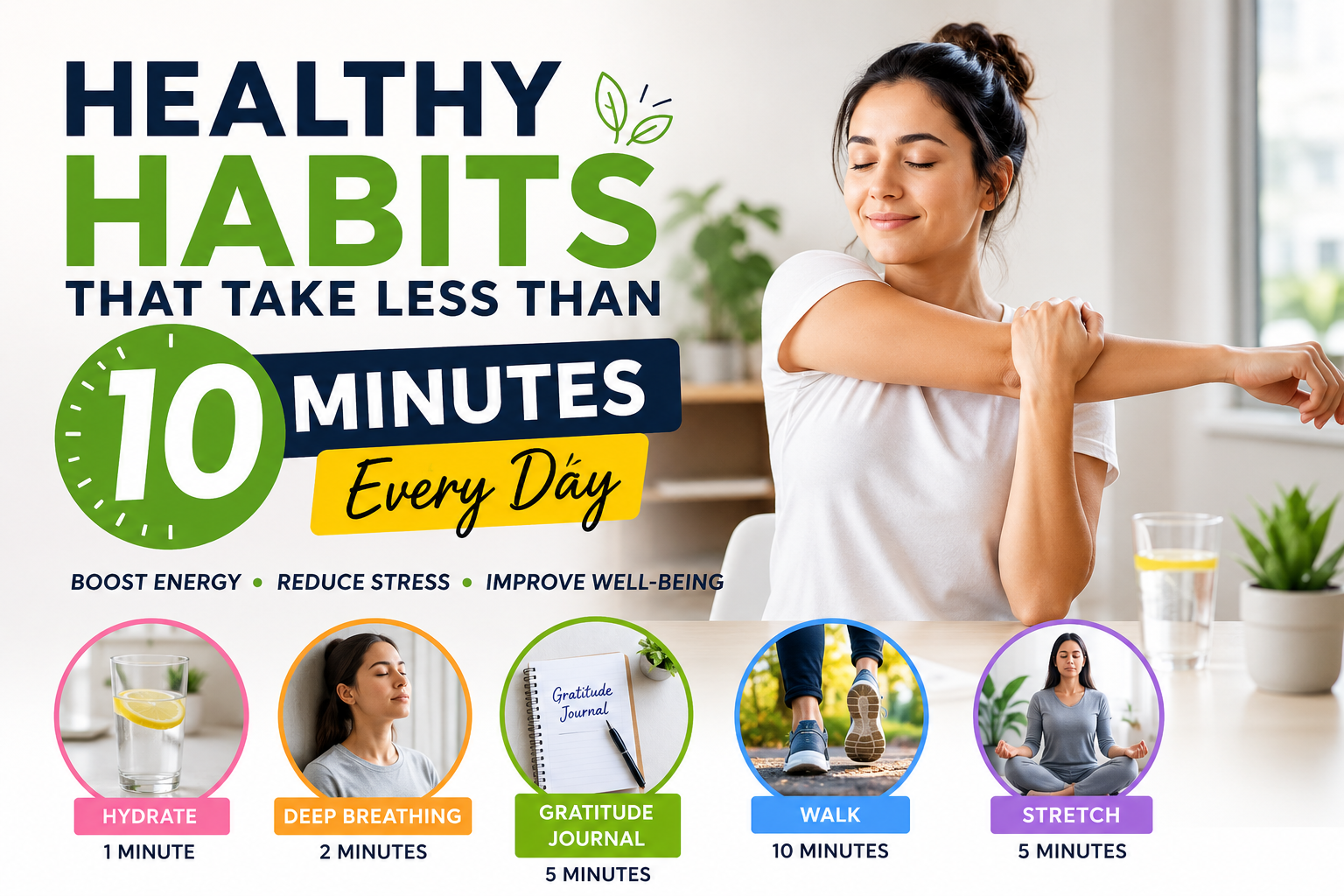 Healthy Habits That Take Less Than 10 Minutes