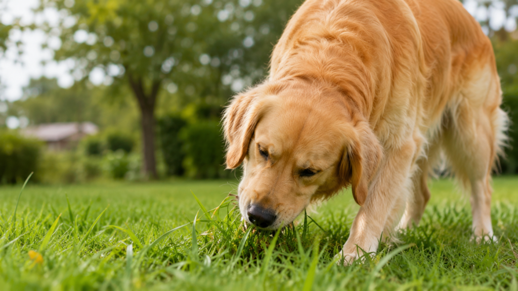showing a common dog behavior