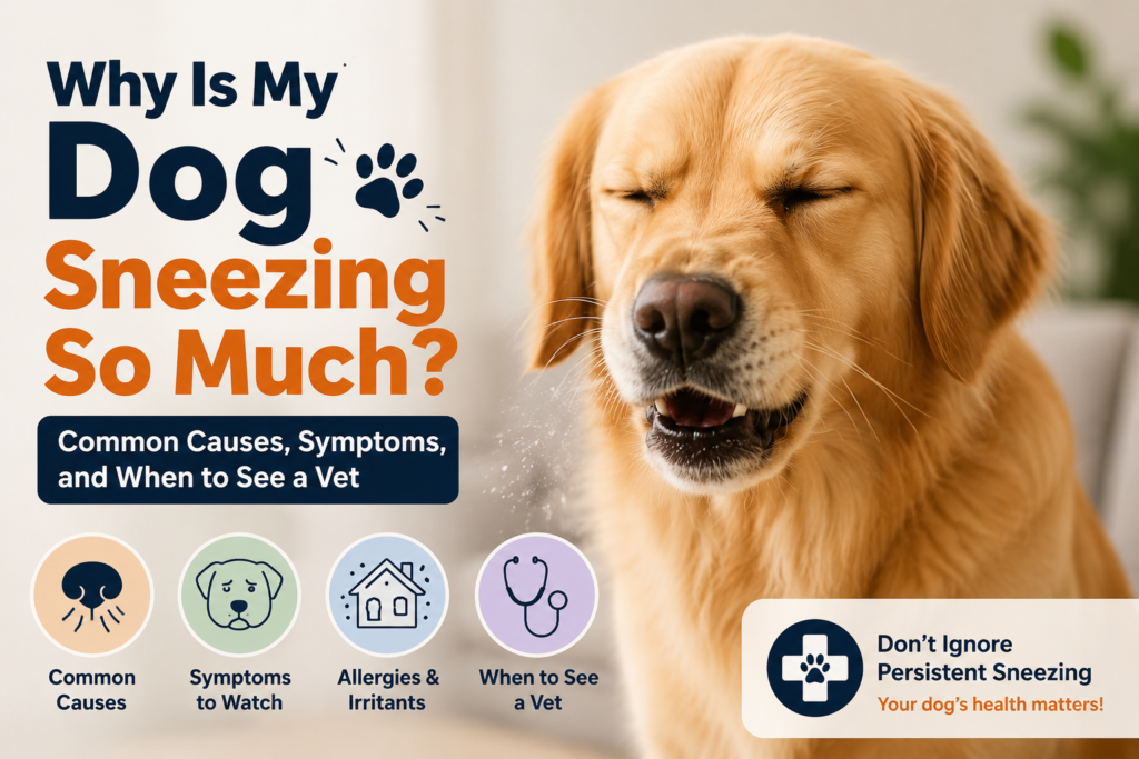 why is my dog sneezing so much