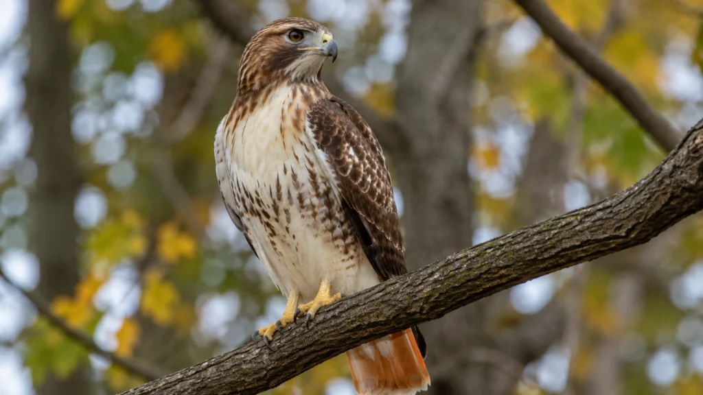 Red-tailed hawk representing spiritual meaning