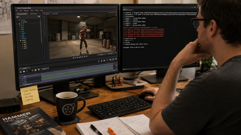 Source Filmmaker SFM compile troubleshooting