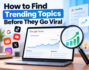 How to Find Trending Topics Before They Go Viral